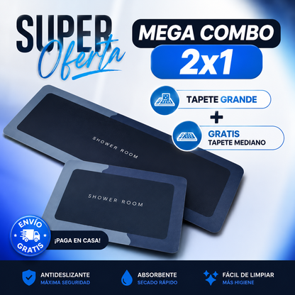 MEGA COMBO 2x1 TAPETE GRANDE + GRATIS TAPETE MEDIANO🎁
