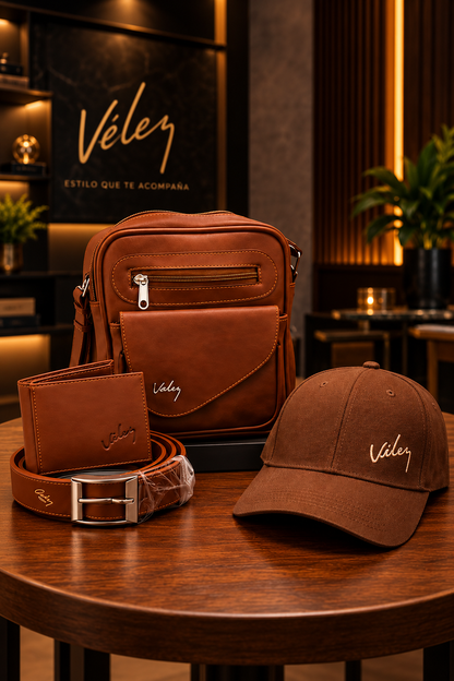 KIT VELEZ 4 EN 1: ESTILO Y ELEGANCIA EN UN SOLO KIT 🔥 ¡GORRA GRATIS POR TIEMPO LIMITADO!
